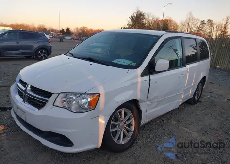 2016 Dodge Grand Caravan Sxt z USA, uszkodzony, nr VIN 2C4RDGCG9GR366780